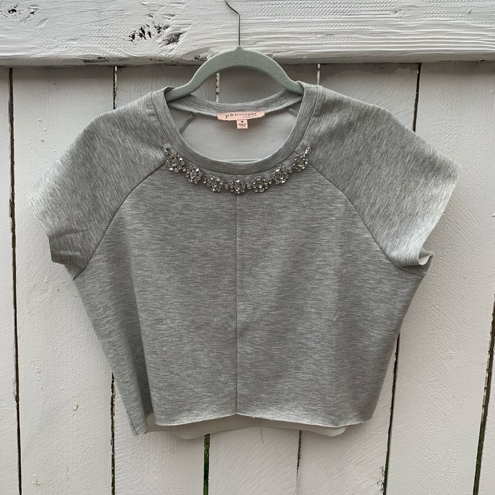 Philosophy Jewel crop top